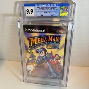 Mega Man Anniversary Collection PlayStation 2 Sealed Game CGC Graded 9.9 A++